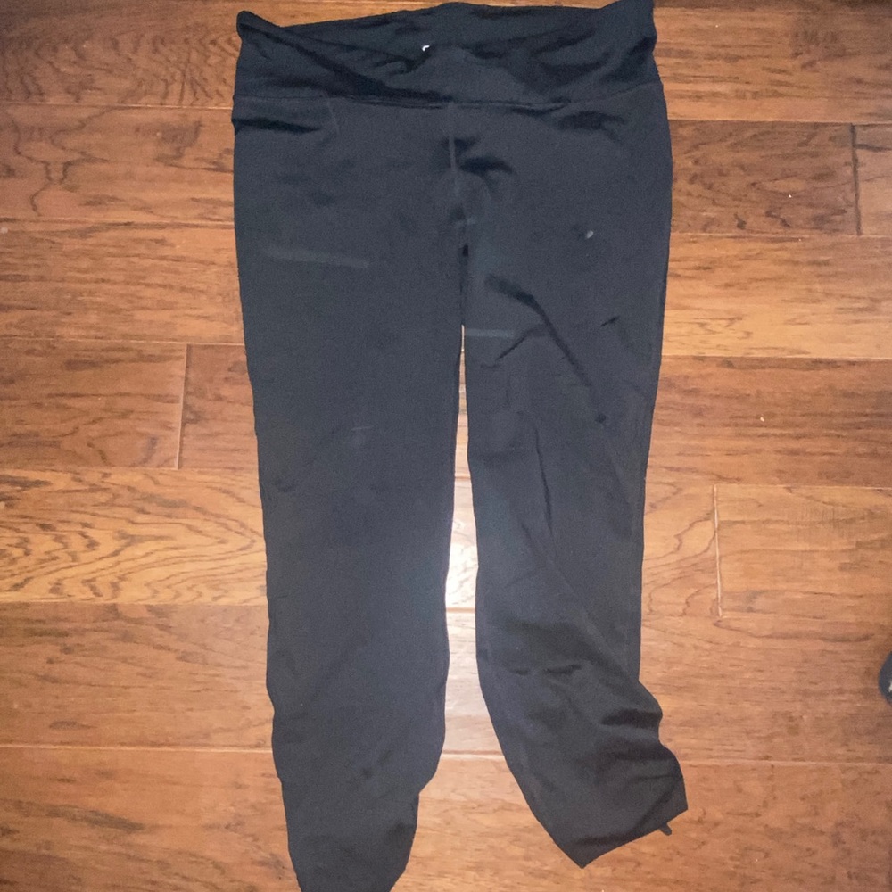 Black maternity leggings